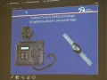 System dozoru elektronicznego, urządzenie stacjonarne i opaska. Może być używane do wynajmu mieszkania z dozorem.