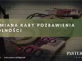 Wniosek o zamianę kary pozbawienia wolności na grzywnę wzór. Kajdanki i stos banknotów symbolizują możliwość alternatywnego rozwiązania.
