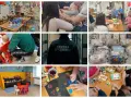 Pierwsze widzenie w zakładzie karnym: dzieci rysują, bawią się z rodzicami i otrzymują paczki.