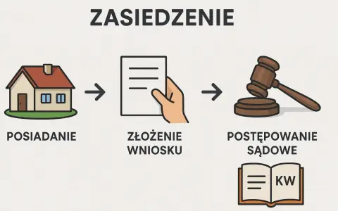 Proces sądowy: posiadanie domu, złożenie wniosku, postępowanie sądowe. Dowody KPK są kluczowe.