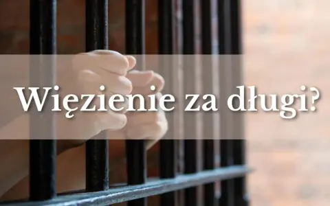 Dłonie zaciskają się na kratach więziennych. Czy komornik może doprowadzić do pobytu w zakładzie karnym za długi?