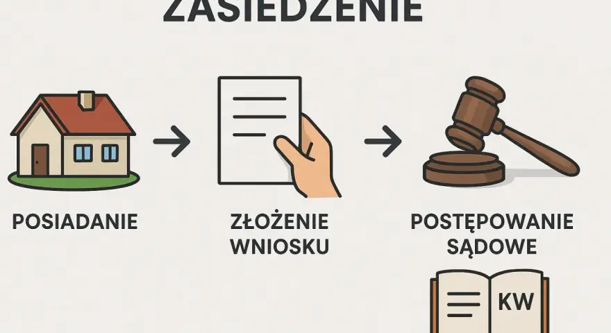 Proces sądowy: posiadanie domu, złożenie wniosku, postępowanie sądowe. Dowody KPK są kluczowe.