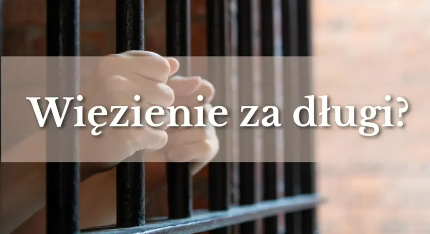Dłonie zaciskają się na kratach więziennych. Czy komornik może doprowadzić do pobytu w zakładzie karnym za długi?
